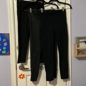Marika Black Leggings for Women capri